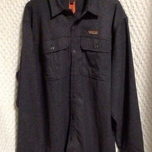 Patagonia men’s Farrier’s shirt. Ink Black size XXL.